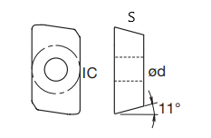 Пластина NT-RKP11R04M-HGP JP9635 NIKKO