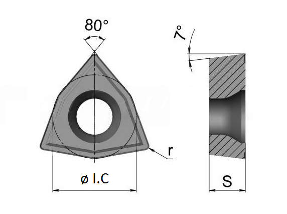 Пластина WCMT040208-TDV-TU8025