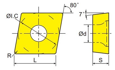 Пластина CCGT060202-FS-TU5105