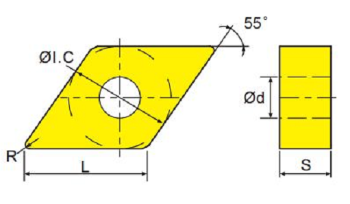 Пластина DNMG150612-NRP JC8015